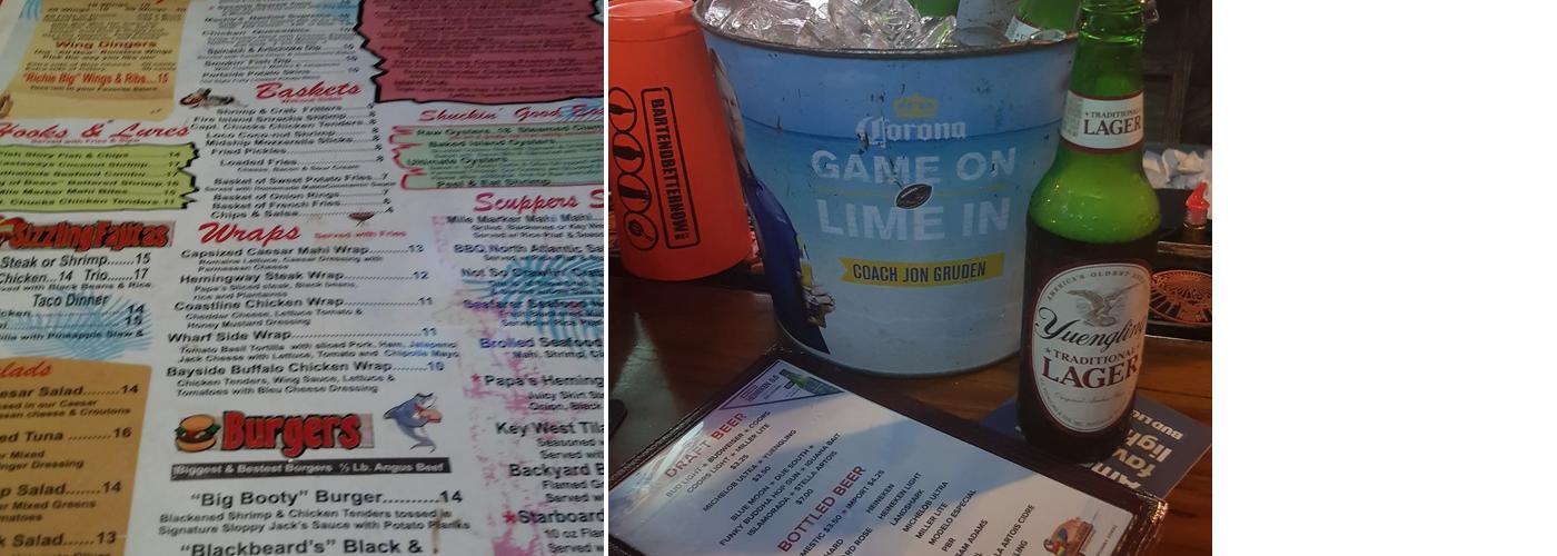 Island Jack's Patio Bar & Grill Menu