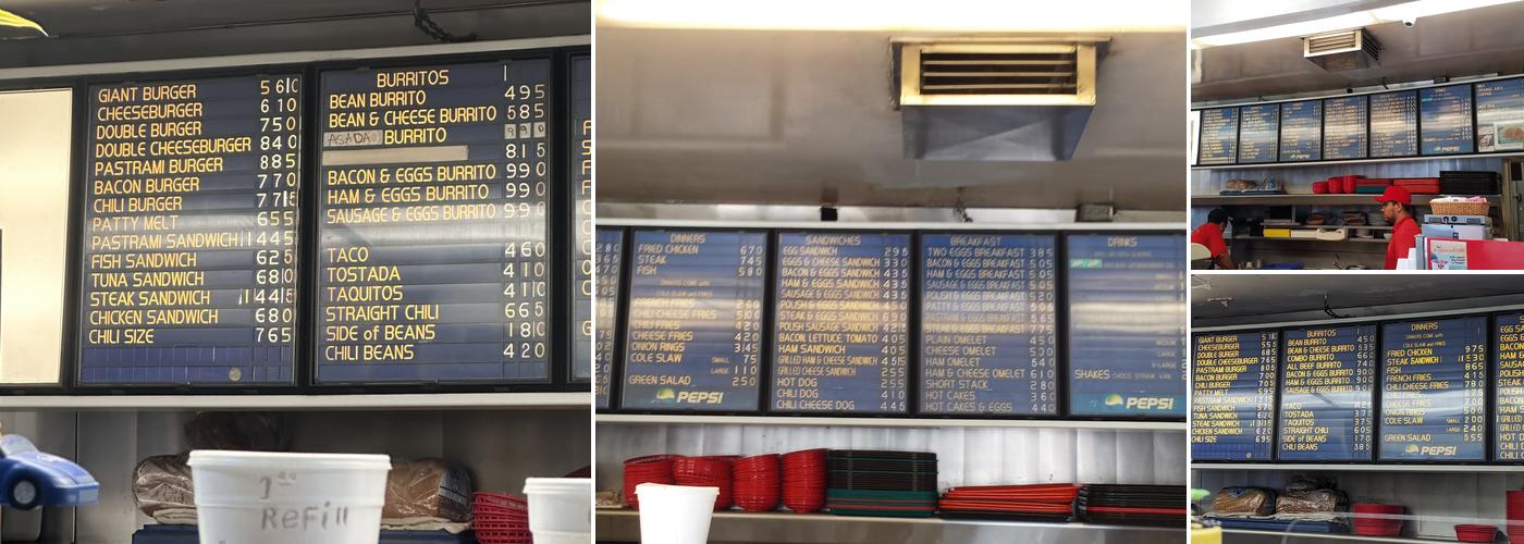 Troy Drive-In 6 Menu