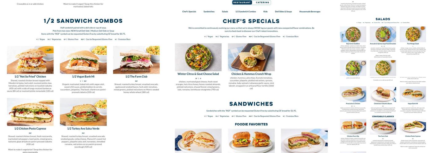 Mendocino Farms Menu