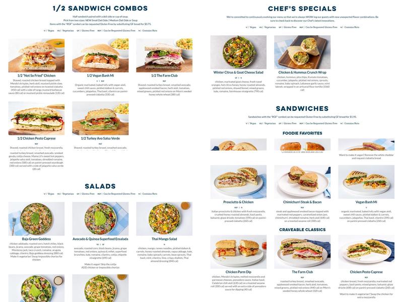 Mendocino Farms Menu
