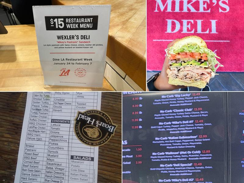 Mike's Deli #2 - DTLA Menu
