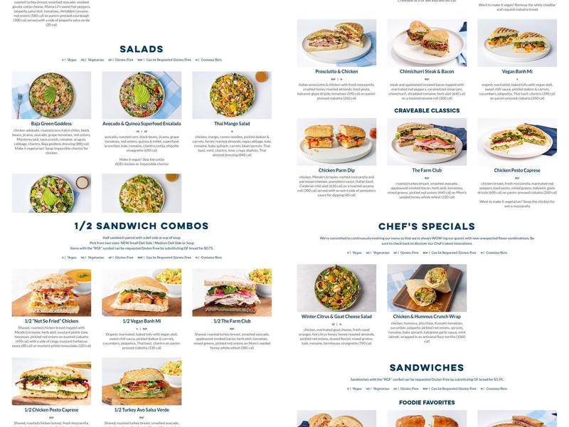 Mendocino Farms Menu