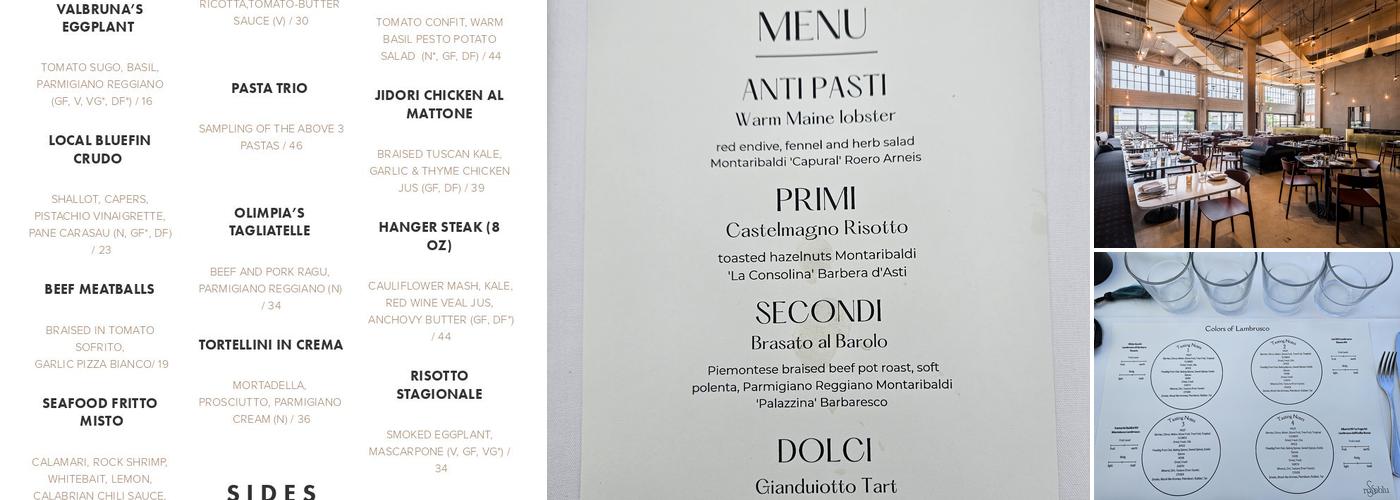 Rossoblu Menu