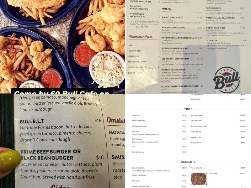 60 Bull Cafe Menu
