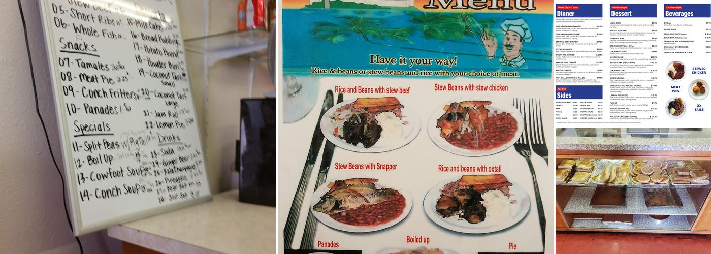 Joan & Sisters Menu