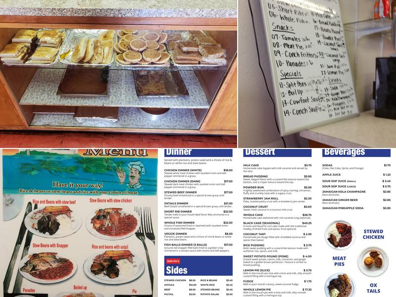 Joan & Sisters Menu