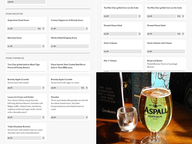 Hartwood Hall - Pub & Grill Menu