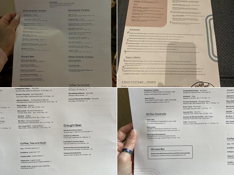 Manhattan Beach Post Menu