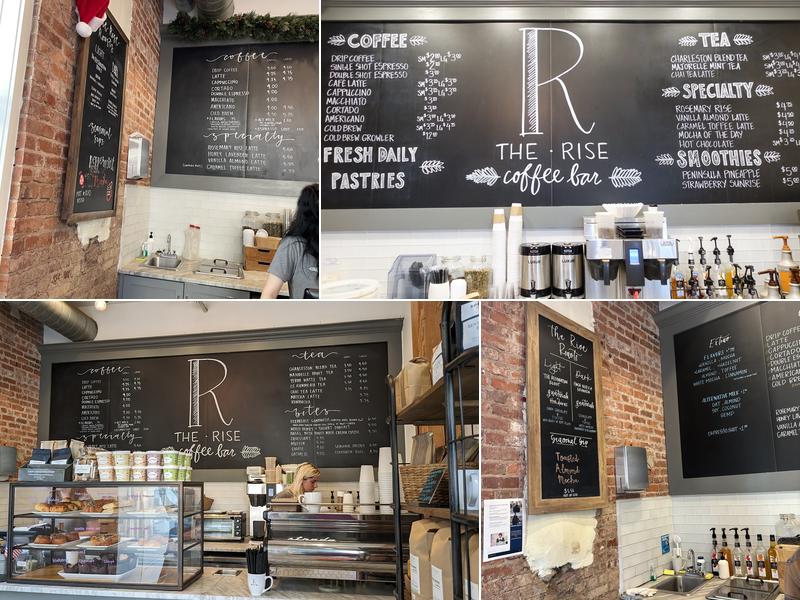 The Rise Coffee Bar Menu