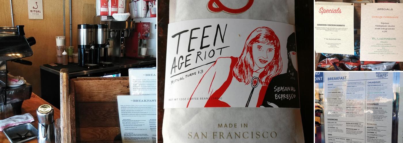 The Highland Cafe Menu