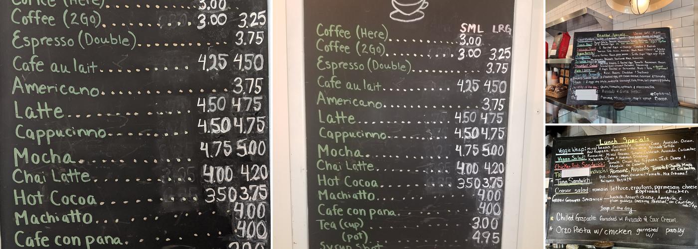 Heirloom Bakery & Cafe Menu