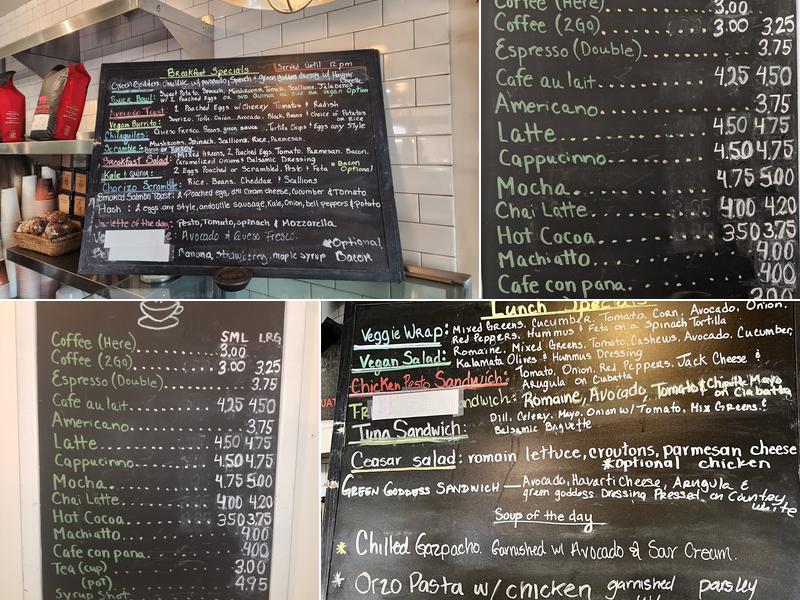 Heirloom Bakery & Cafe Menu