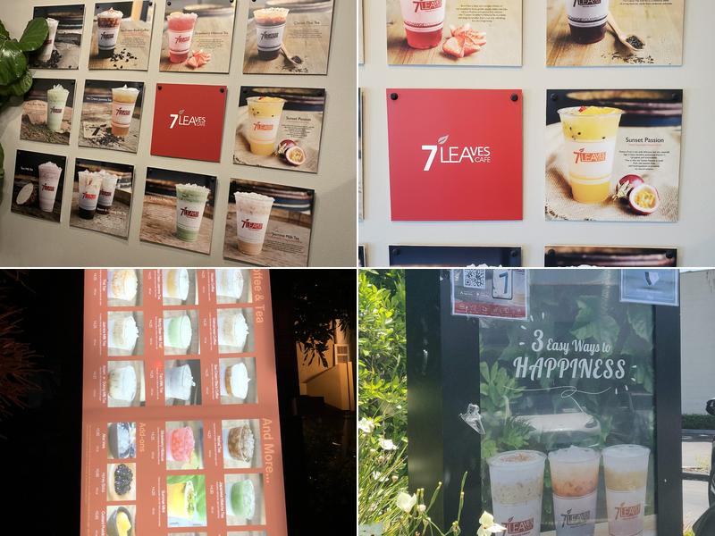 7 Leaves Cafe Alhambra Menu