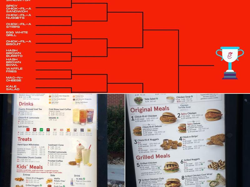 Chick-fil-A Menu