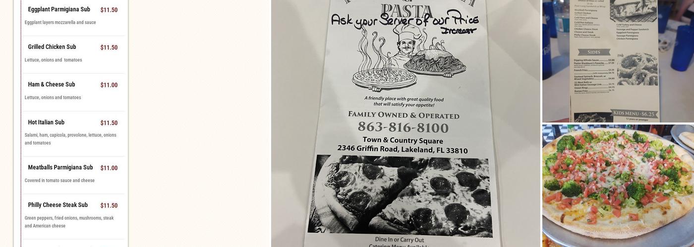 Romeo's Pizza & Pasta Menu