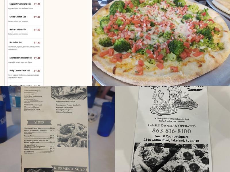 Romeo's Pizza & Pasta Menu