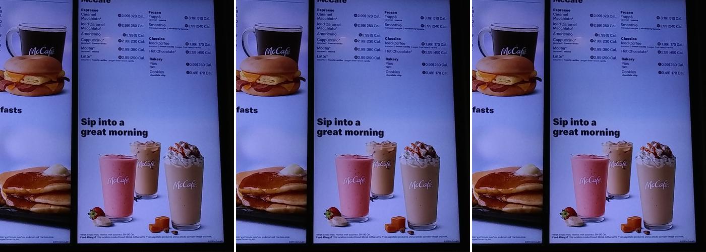 McDonald's Menu