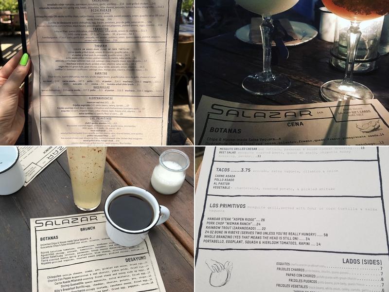 Salazar Menu