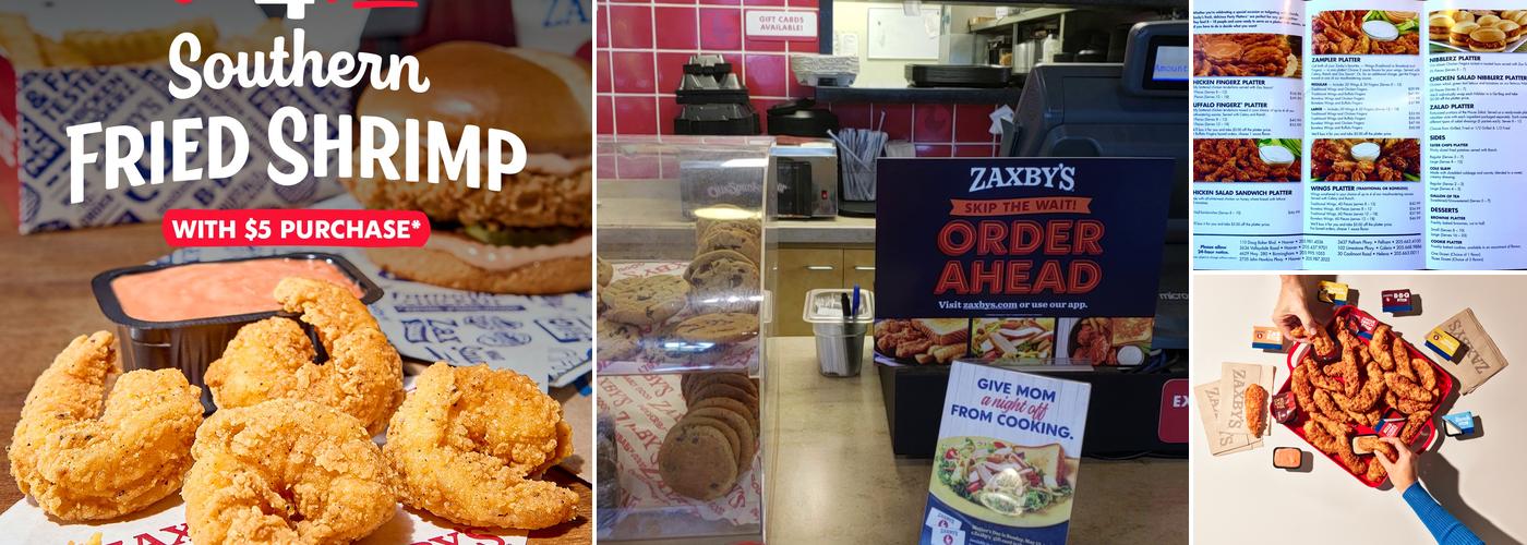 Zaxby's Chicken Fingers & Buffalo Wings Menu