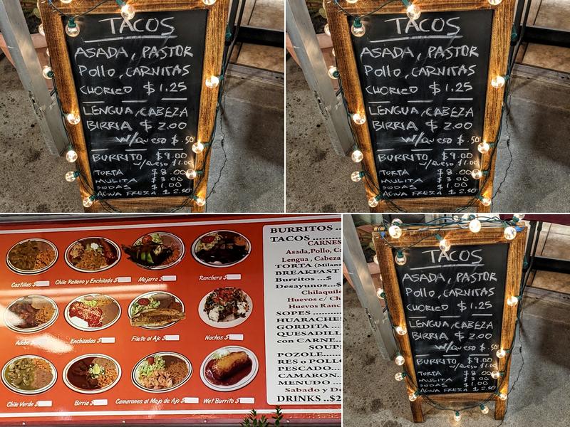 Sofia's Mexican Restaurant Menu