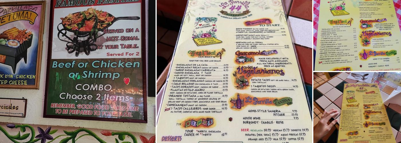 La Parrilla Restaurant Menu