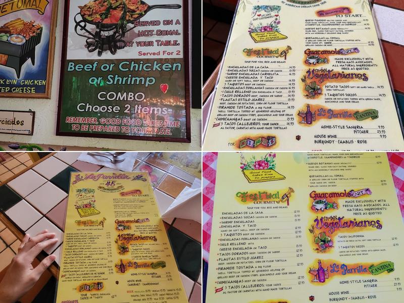 La Parrilla Restaurant Menu