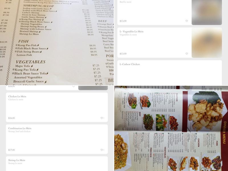 Go China Restaurant Menu