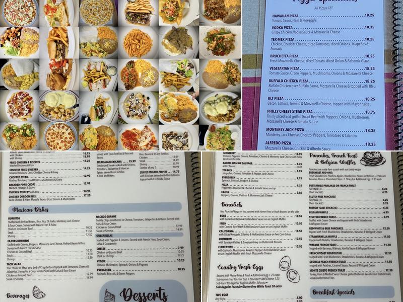 Point Cafe Menu