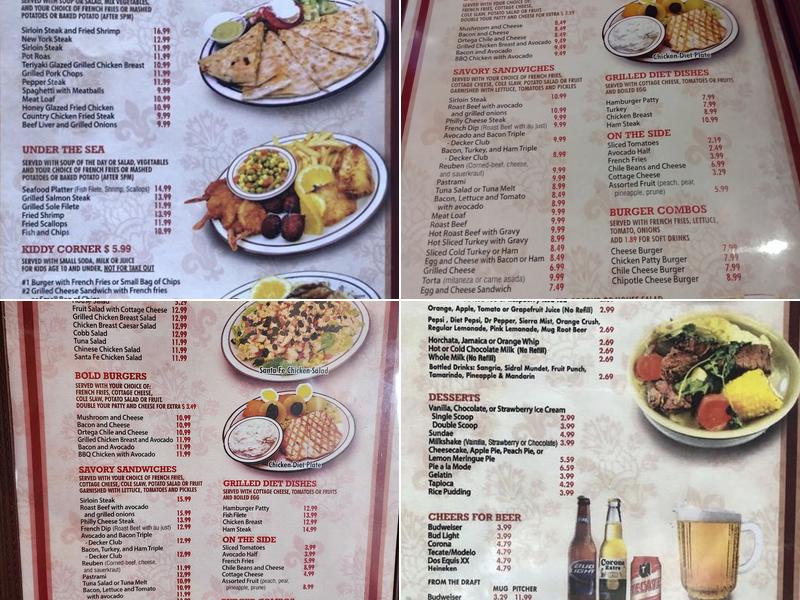 Tommy's Family Restaurant Menu