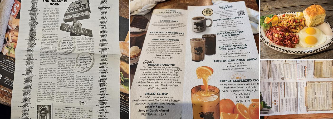 Black Bear Diner Signal Hill Menu