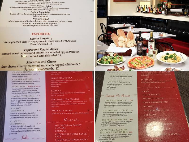 MORE Perreca's Menu