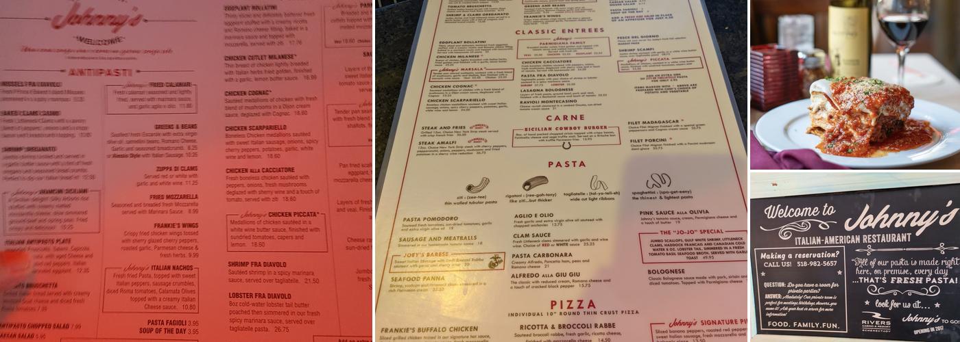 Johnny's Menu