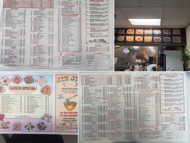 Jin Jin Kitchen Menu