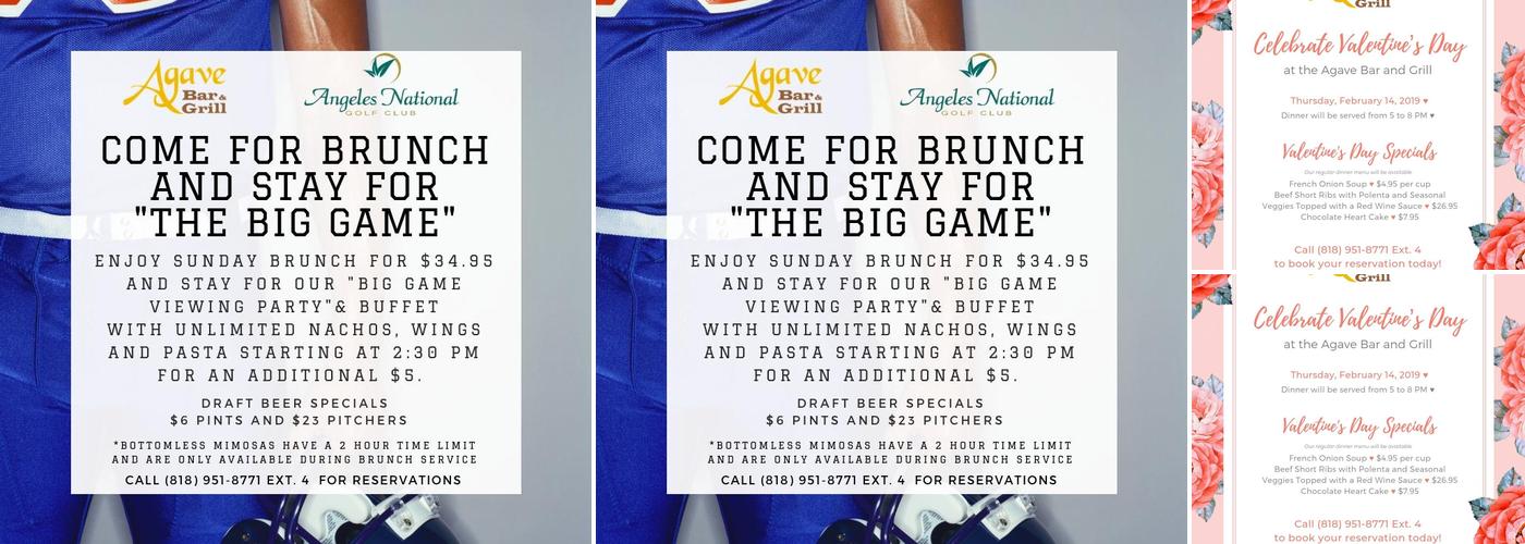 The Agave Bar & Grill Menu