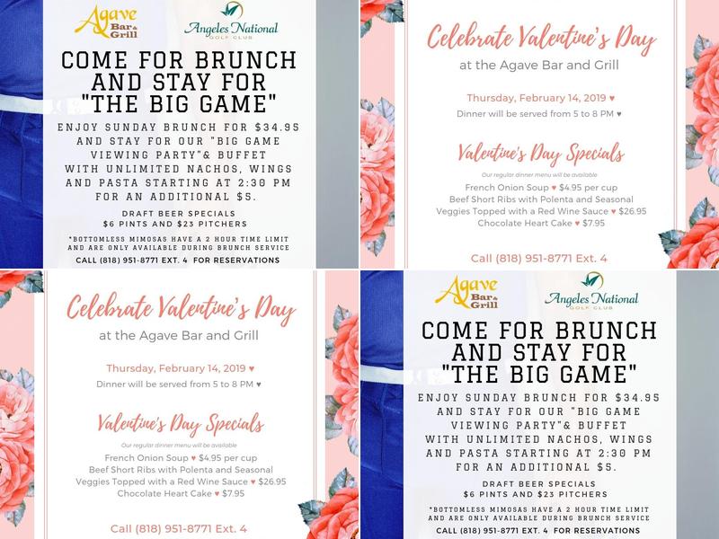 The Agave Bar & Grill Menu