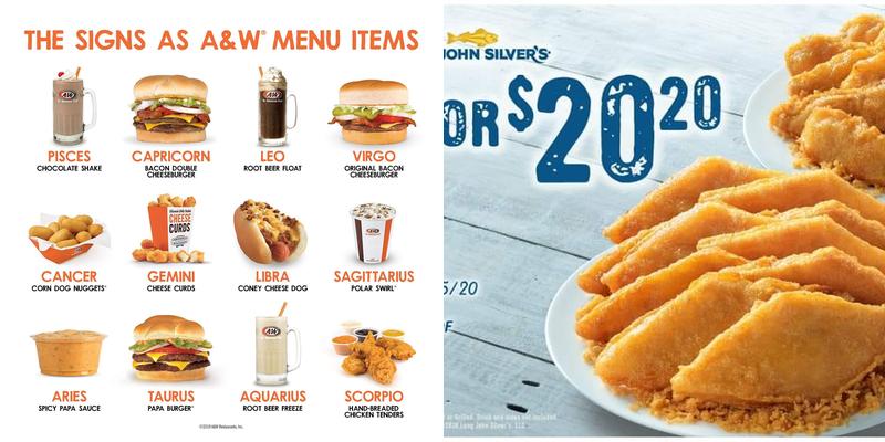 A&W Restaurant Menu