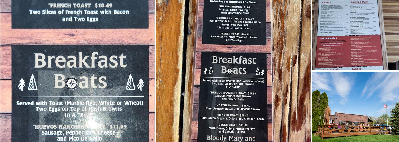 The Northern Lake Tavern & Grill Menu