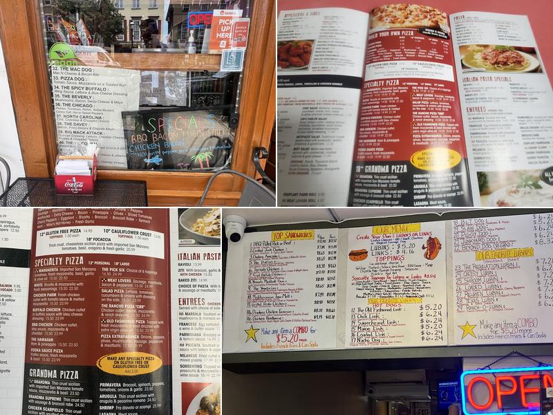 Main Street Pizza of Tarrytown Menu