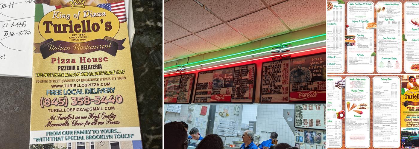 Turiello's Pizza House Menu