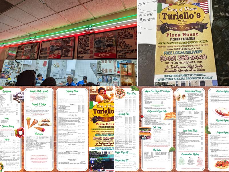 Turiello's Pizza House Menu