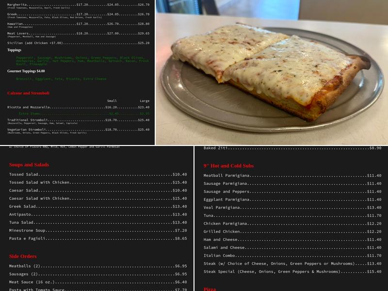 Antonio's Pizza-Rant Menu