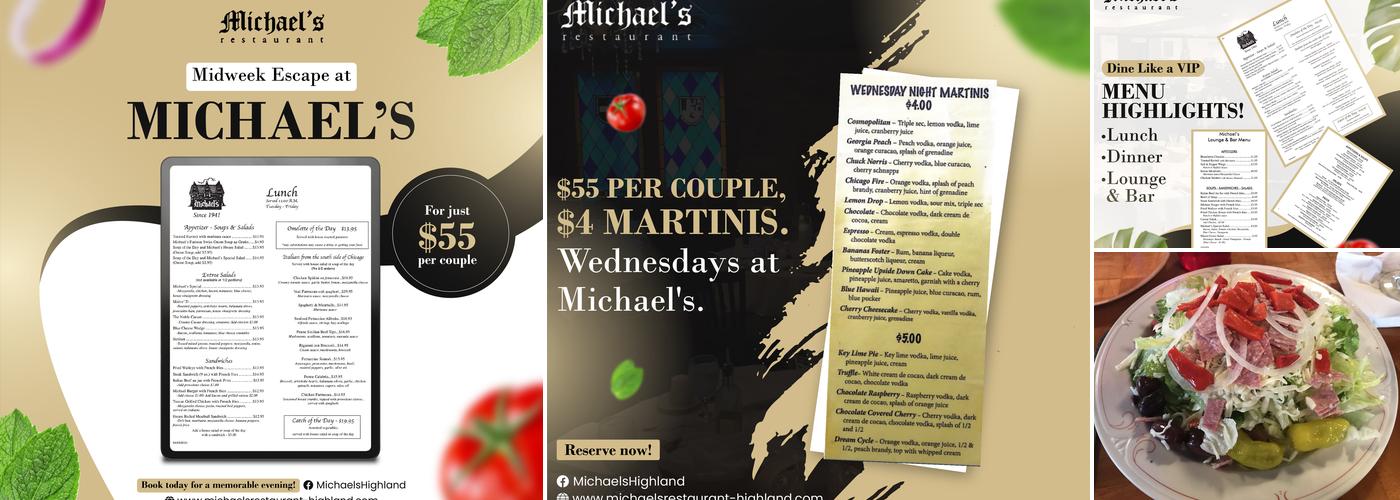 Michael's Restaurant Menu