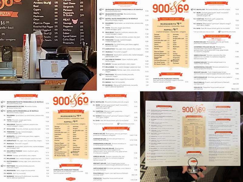 Punch Pizza Maple Grove Menu