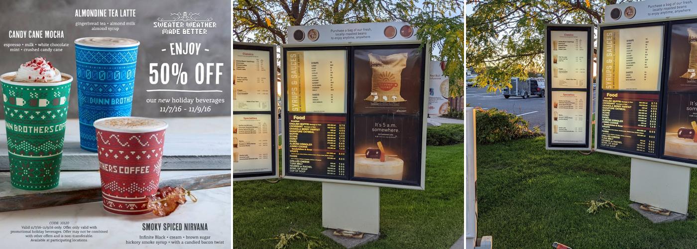 Dunn Brothers Coffee Menu