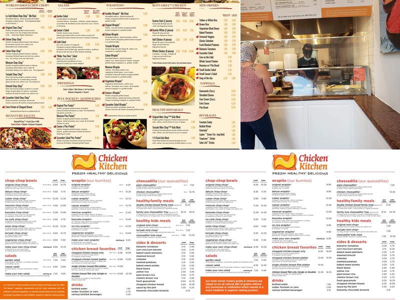 Chicken Kitchen Menu