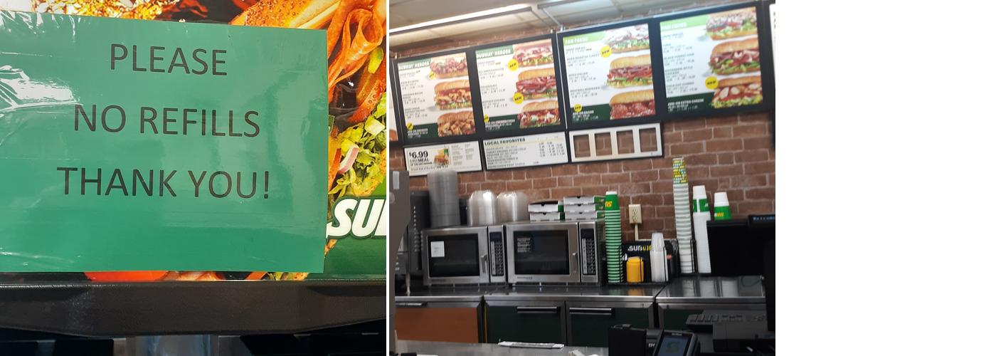 Subway Menu
