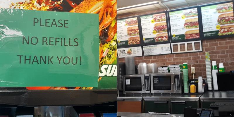Subway Menu