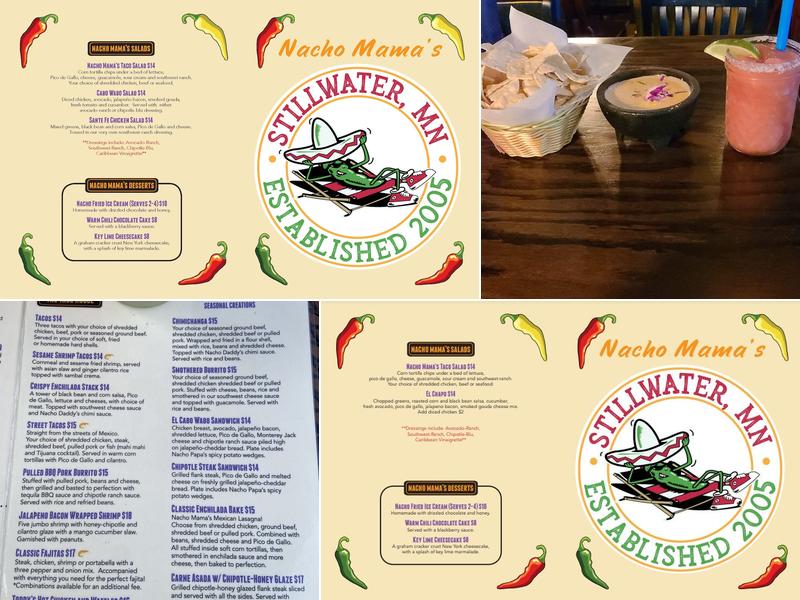 Nacho Mamas Menu