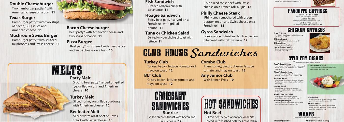 Mahomet Family Restaurant Menu