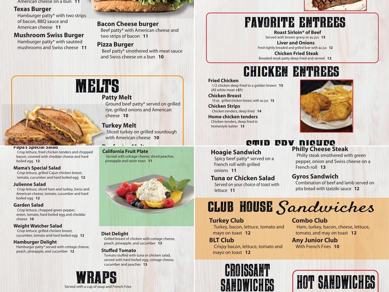 Mahomet Family Restaurant Menu
